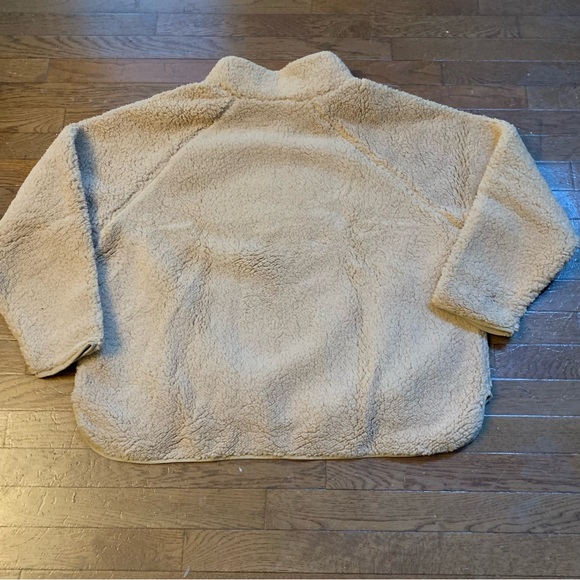 Womens Sonoma Goods for Life Sherpa Teddy Jacket | XL | Tan  NEW!! - Picture 4 of 12